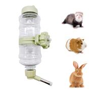 Acsist 16.7oz Guinea Pig No Drip Water Bottle,Rabbit Hanging Leakproof Water Dispenser,Hamster Automatic Water Feeder,Chinchilla Cages Crate Accessories for Bunny Ferret Squirrel Hedgehog (Green)