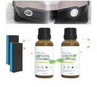 Acssart Coating Agent for Automotive Plastics, 2025 Upgrade Crystal Coating for Car Plastic Parts, Black Trim Restorer, Shiny Car Stuff, High Gloss Protective Layer (2pcs)