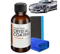 Acssart Crystal Coating Car Plastic Plating Refurbishing Agent Crystal Coating for Car Plastic Parts High Gloss Protective Layer Nano Coating Agent for Automotive Easy to Use