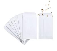 ACSTEP 500 Pack #1 Coin Envelopes and Small Envelope 2-1/4 X3-1/2(2.25x3.5) Seed Envelopes Self-Adhesive Mini Parts Small Items Seed Packets Envelopes White