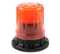 ACSUZ 12Led Car Warning Beacon Light Led Emergency Lights Amber Strobe Light 6Flashing Mode Mount by Magnet Waterproof IP67,All Amber