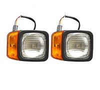 ACSUZ 12V Front Forklift Lights Forklift Lamp Turn Signal Halogen Headlight Truck Work Light Lighting 2Pcs