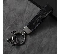 ACSUZ Car Key Chain, for KIA GT Line Sportage Stinger Forte KX5 K3 K4 K5 Strap Keyring Men/Women Detachable Key Rings Braided With Logo Accessories,Black-B