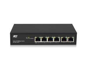 ACT AC4430 6 Port Network Switch 4 PoE Plus - AC4430