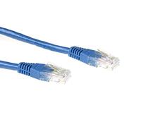 ACT CAT6 Network Cable 0.5 m Ethernet 10/100/1000/Mbit/s RJ45 U/UTP Ethernet Cable 250 MHz PoE Full Copper Lines for Switch, Router, Patch Panel, TV, PC & Laptop - IB8600