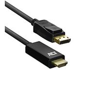 ACT Cable DisplayPort Male to HDMI Male 1.8 m Black