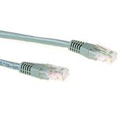 ACT Grey 1 M U/UTP Cat6 Patch Cable With RJ45 Connectors