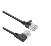 ACT CAT6A Network Cable 90° Angled U/FTP LSZH LAN Cable Thin 3.6 mm Slimline, Flexible Ethernet Cable with RJ45 Connector, for Use in Data Centres, 0.15 m, Right DA2930