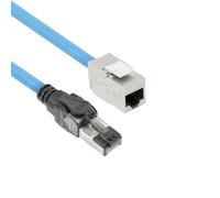 ACT CAT6A S/FTP Installation Cable 80m Pre Assembled 4PPoE 100W Support 23AWG B2ca Rated RJ45 Male to Female High Risk Environments - FB0180