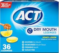 ACT Dry Mouth Lozenges Honey-Lemon 36 lzngs