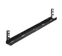 ACT Extendable Cable Duct Desk 80-120 cm No Drilling with Clamp Bracket, PC Cable Management Cable Tray, for Workplace - AC8376