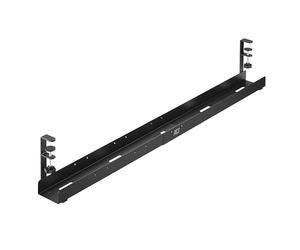 ACT Extendable Cable Duct Desk 80-120 cm No Drilling with Clamp Bracket, PC Cable Management Cable Tray, for Workplace - AC8376