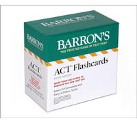 ACT Flashcards, Fifth Edition: Up-to-Date Review: More Than 400 Cards to Prepare You For Test Day (Barron's ACT Prep)
