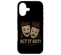 Act It Out Comedy Tragedy Theatre Masks Drama Case for iPhone 17