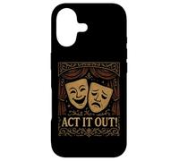 Act It Out Comedy Tragedy Theatre Masks Drama Case for iPhone 17