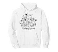 Act justly and love Christian men & women love God & Jesus Pullover Hoodie