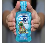 Act, Kids, Anticavity Fluoride Rinse, Alcohol Free, Bubble Gum Blowout, 500ml