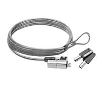 ACT Laptop Lock Security Cable 2m, Keyed Cable, Wedge Slot Notebook Lock, Swivel Lock Head, Laptop Lock Dell, Portable Anti-Theft Cable - AC9040