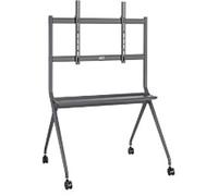 ACT monitor-and-tv-mounts AC8372 TV Trolley Stand Height Adjustable 1,057 x 801 x 1,725 mm Grey