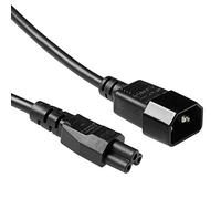 ACT Power Cable 3 Pin 1m C14 Male to C5 Female Cable Power Cable Type F IEC Cable Extension - AK5433