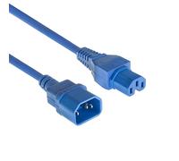 ACT Power Cable C14 Male to C15 Female, 1.2 m, Electrical Cable, Blue - AK5305