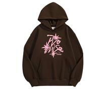ACT Promise EP2 Cotton Hoodie 2025 World Tour Support Brown Sweatshirt(A Brown,M)