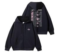 ACT Promise EP2 Cotton Hoodie 2025 World Tour Support Brown Sweatshirt(Black B,M)