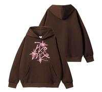 ACT Promise EP2 Cotton Hoodie 2025 World Tour Support Brown Sweatshirt(C Brown,M)