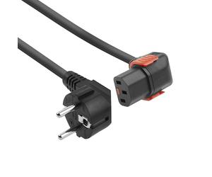 ACT PWR CORD CEE7/7-C13 LOCK D 2M