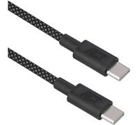 ACT USB 2.0 1 m USB-C Cable 60W PD Braided Black AC3082