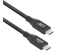 ACT USB-C Cable 2M USB 3.0 10 Gbps 60W Black