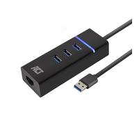 ACT Usb Hub AC6310 3 Usb, 1 Rj45