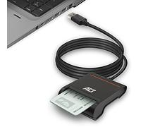 ACT USB Smart Card Reader, Belgium eID Digital Signature, CAC ID Card Reader, Power LED status, Compatible with Windows and macOS - AC6015