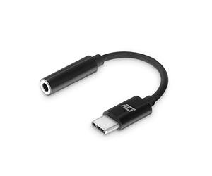 ACT USB Sound Card, USB C to Jack 3.5mm Jack, External Sound Card, Connects Audio Aux to PC/Laptop/Smartphone - AC7380