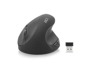 ACT Vertical Mouse, 2.4 GHz USB Mini Dongle, Right Handed Only, Ergonomic Mouse Wireless, Anti RSI, 1600 DPI, 5 Buttons - AC5101