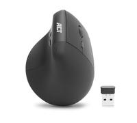 ACT Wireless Ergonomic Vertical Mouse, 1600 DPI, Silent Click AC5102 | USB-A Receiver, 800/1200/1600 DPI, Battery-Saving Standby, Right-Handed Design, Recycled Materials