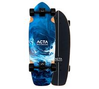 ACTA Surfskate Foam 31" - Blue - 7 Ply Maple Complete Carving Surf Skate - Responsive & Maneuverable Trucks - Ideal for beginners & intermediates - for pumptrack, cruising and urban rides