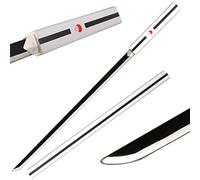 ACTASITEMS Japanese Sasuke Uchiha Swords Anime Cosplay Wooden Sword - 104cm, Katana -White