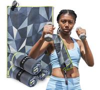 Acteon Quick Dry Microfiber Gym Towel, 4 Pack Odor-Free, Super Absorbent Workout Towels, Body Sweat