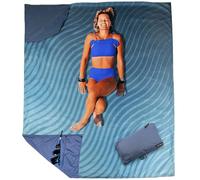 Acteon Sandproof Large Beach Blanket, XL Oversized Picnic Mat, Hidden Zip Pocket, Sand Pocket & Stainless Steel Stakes