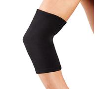 Actesso Black Elbow Support Sleeve - Ideal for Sprains, Joint Pain, Injury to the Elbow and Sports Use (Medium)