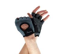 Actesso Breathable Fitness Gloves - Padded fingerless gloves for Biking, Cycling, Gym, Weightlifting