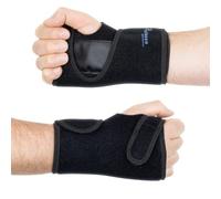 Actesso Easy Fit Wrist Support Splint Brace - Ideal for Sprains, Tendonitis, Carpal Tunnel Pain, RSI Injury - Universal Sizing (One Size (Pack of 1), Left)