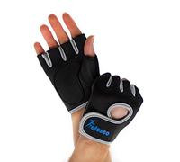 Actesso Gym Gloves for Sports - Weight lifting Men & Women, Rowing Exercise & Training. (Grey, Medium)