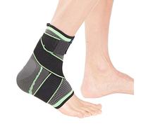 Actesso Sports Ankle Sleeve with Strap - the Ultimate Support for Sprains and Sports Injury (Large)