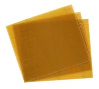 Actiasbee Deep Brood Box Wired Wax Foundation Sheets for National Beehive, 10 Pieces, 14 x 12 inch