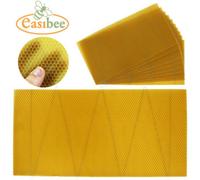 Actiasbee Deep Brood Wired Wax Foundation Sheets For Langstroth Beehives