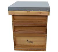 Actiasbee National Bee Hive in Cedar with Flat Roof