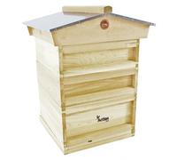 Actiasbee National Pine Beehive Starter Kit - Complete Hive with Frames & Wax Foundation | Flat Pack Beekeeping Kit