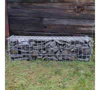 Actiasgear Galfan Coated Gabion Basket 100 X 30 X 30Cm Heavy Duty Wire Stone Cage